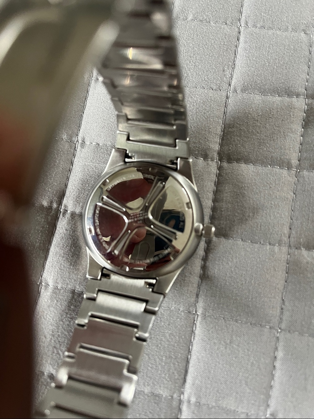 Skagen Black Dial Stainless Steel Bracelet Watch with Subdial - Picture 6 of 9